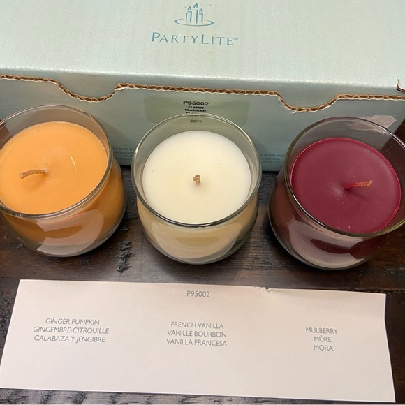 Partylite Classic Bestburn Classic Mini Barrel Jar Scented Candles NIB Retired - Picture 2 of 5